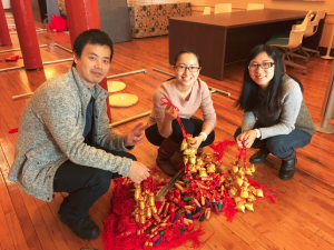 ITS graduate students decorate